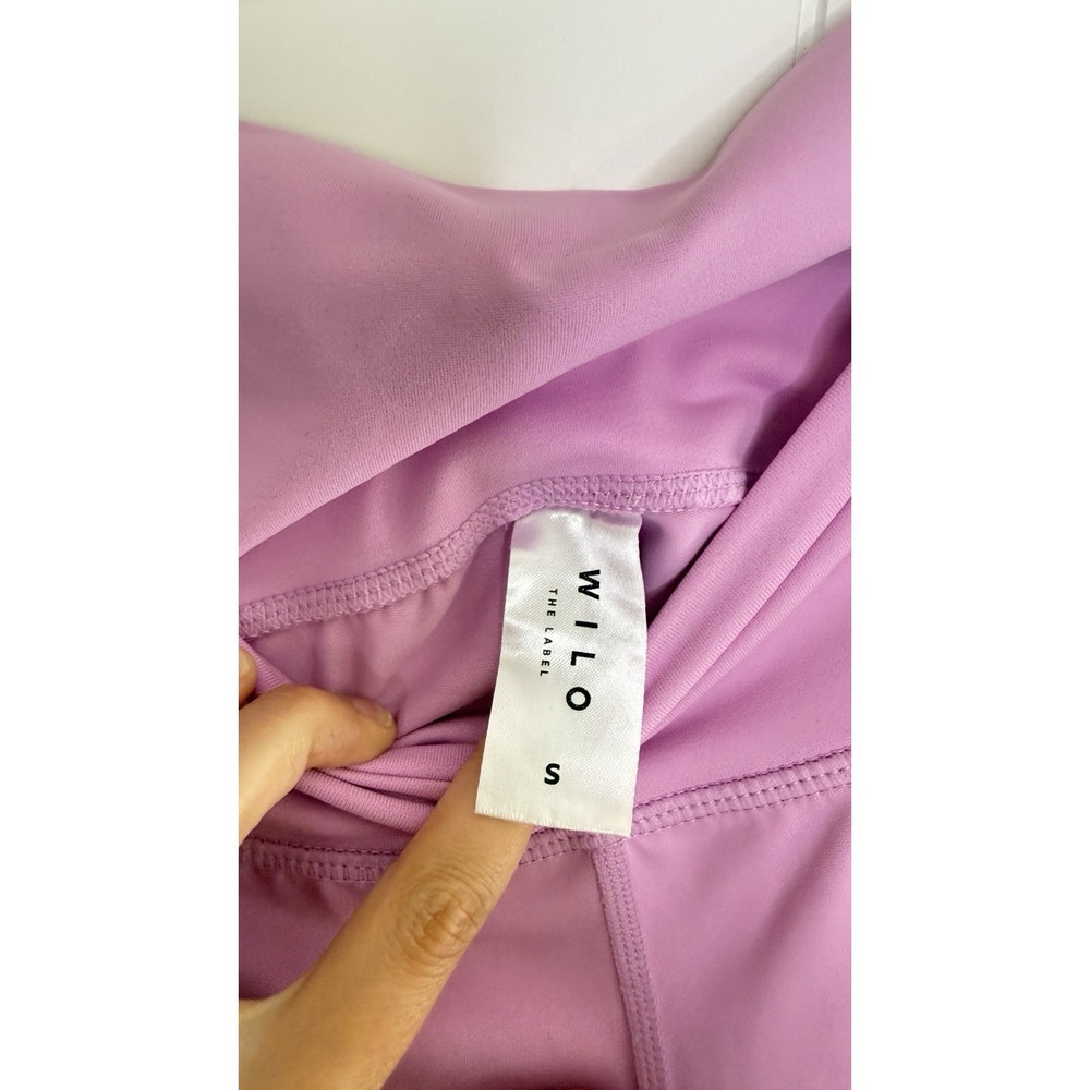 WILO the Label Pink and White Leggings  Colorblock Size S - Picture 3 of 10